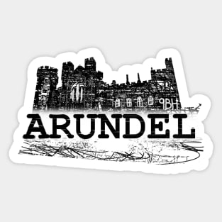 Arundel Castle - World Cities Series by 9BH Sticker